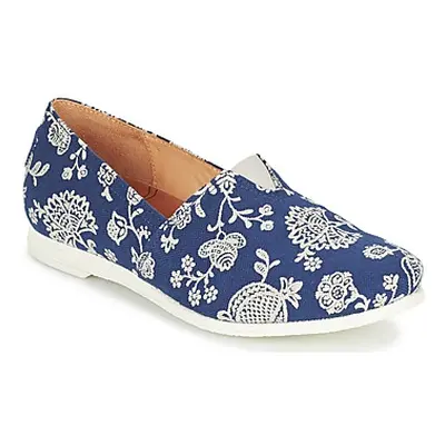 Think GRIVA women's Slip-ons (Shoes) in Blue