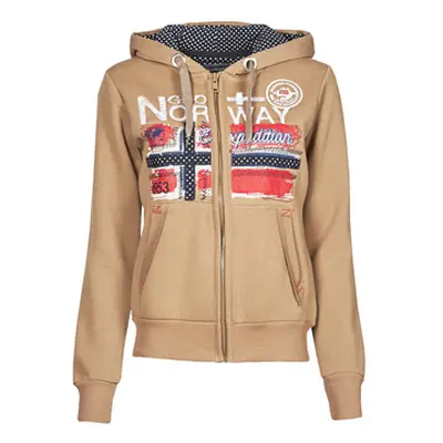 Geographical Norway FARLOTTE women's Sweatshirt in Brown