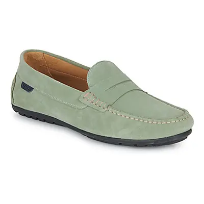 Pellet CADOR men's Loafers / Casual Shoes in Green