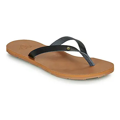 Roxy JYLL III women's Flip flops / Sandals (Shoes) in Black