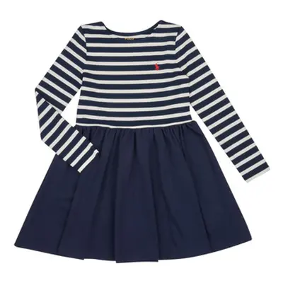 Polo Ralph Lauren LS CN DR-DRESSES-DAY DRESS girls's Children's dress in Marine