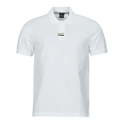 BOSS Parlay 424 men's Polo shirt in White