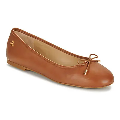 Lauren Ralph Lauren JAYNA-FLATS-CASUAL women's Shoes (Pumps / Ballerinas) in Brown