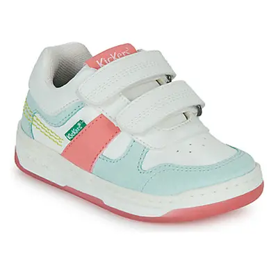 Kickers KALIDO girls's Children's Shoes (Trainers) in White