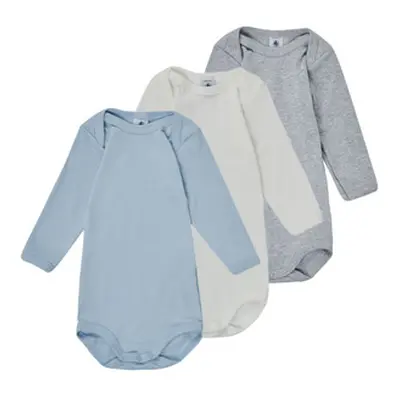 Petit Bateau LOT 3 BODY boys's Sleepsuits in Multicolour