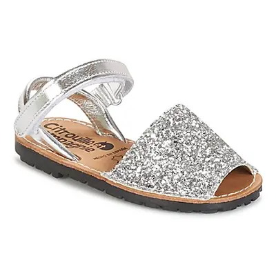 Citrouille et Compagnie SQUOUBEL girls's Children's Sandals in Silver