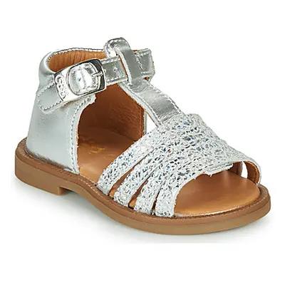 GBB ATECA girls's Children's Sandals in Silver