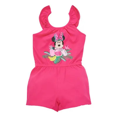 TEAM HEROES MINNIE JUMPSUIT girls's Children's Jumpsuit in Pink