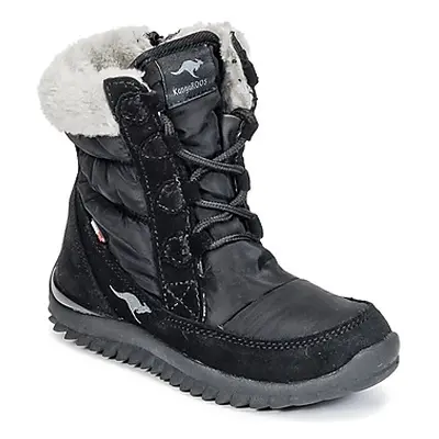 Kangaroos CUPY JUNIOR girls's Children's Snow boots in Black