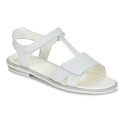 Geox J S.GIGLIO A girls's Children's Sandals in White