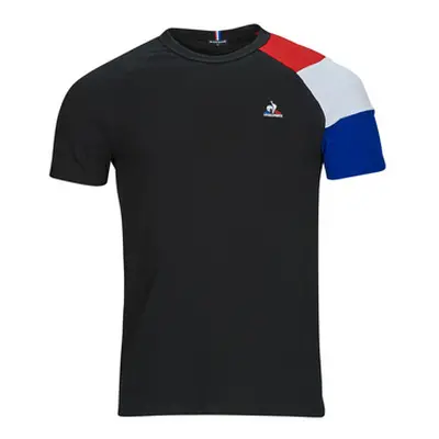 Le Coq Sportif BAT TEE SS N°1 men's T shirt in Black