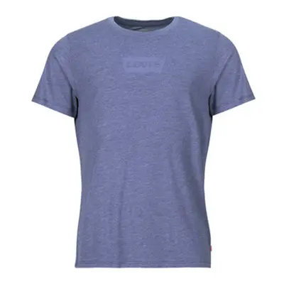 Levis GRAPHIC CREWNECK TEE men's T shirt in Blue