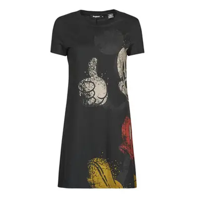 Desigual VEST_MY MICKEY women's Dress in Black