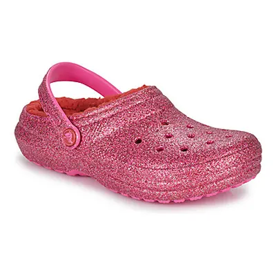 Crocs Classic Lined ValentinesDayCgK girls's Children's Clogs (Shoes) in Pink