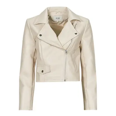 JDY JDYETTA women's Leather jacket in Beige