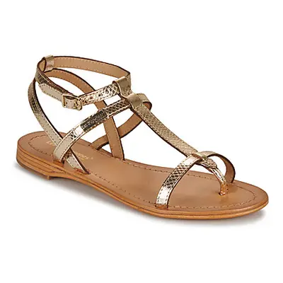 Les Tropéziennes par M Belarbi HILAN women's Sandals in Gold