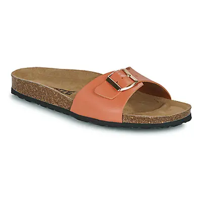 So Size AMMA women's Mules / Casual Shoes in Orange