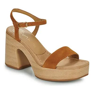 Unisa OLSEN women's Sandals in Brown