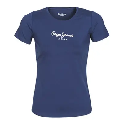 Pepe jeans NEW VIRGINIA women's T shirt in Blue