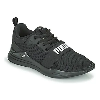 Puma WIRED JR boys's Children's Sports Trainers (Shoes) in Black