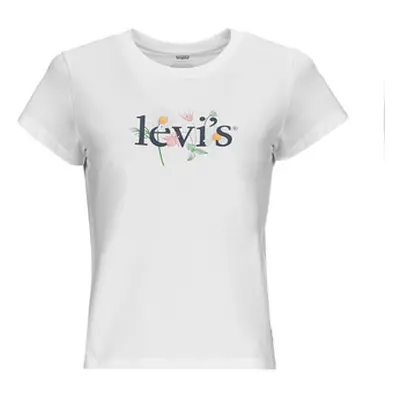 Levis GRAPHIC AUTHENTIC TSHIRT women's T shirt in White