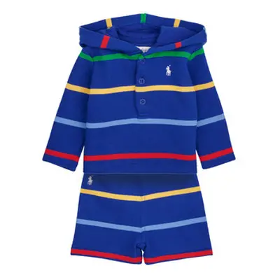 Polo Ralph Lauren LS HOOD SET-SETS-SHORT SET boys's Sets & Outfits in Multicolour