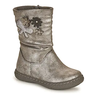 Chicco CAROL girls's Children's High Boots in Silver