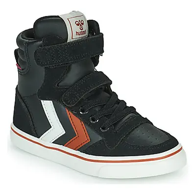 Hummel - girls's Children's Shoes (High-top Trainers) in Black