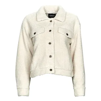 Only ONLTELMA TEDDY JACKET CC OTW women's Jacket in White