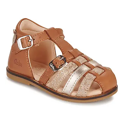 Aster NINI girls's Children's Sandals in Brown