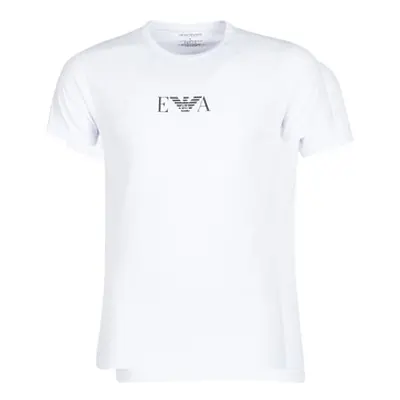 Emporio Armani CC715-PACK DE 2 men's T shirt in White