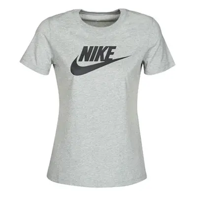 Nike W NSW TEE ESSNTL ICON FUTUR women's T shirt in Grey