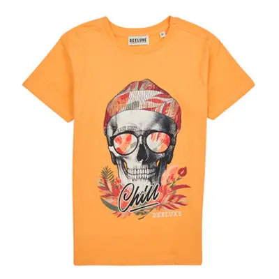 Deeluxe JEK TS B boys's Children's T shirt in Orange