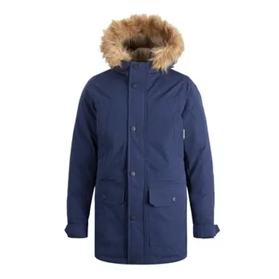 Jack & Jones JJWINNER PARKA FUR boys's Children's Parka in Marine