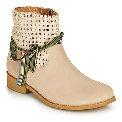 Felmini BRENDA women's Mid Boots in Beige