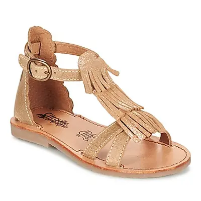 Citrouille et Compagnie GAMELA girls's Children's Sandals in Brown