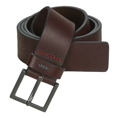 HUGO Giove-L_Sz35 men's Belt in Brown