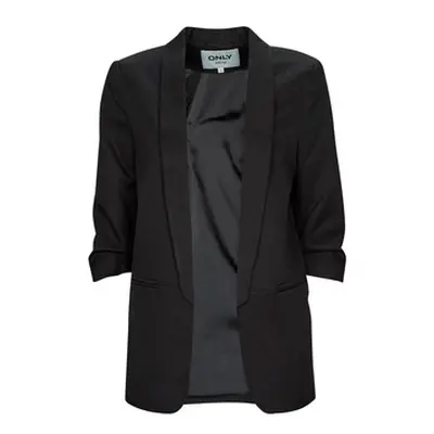 Only ONLELLY 3/4 LIFE BLAZER TLR women's Jacket in Black