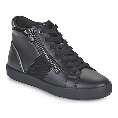 Geox D BLOMIEE women's Shoes (High-top Trainers) in Black