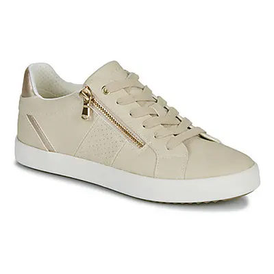 Geox D BLOMIEE women's Shoes (Trainers) in Beige