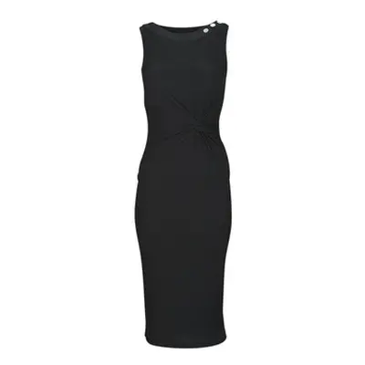 Guess SL ERNESTINE KNOT DRESS women's Long Dress in Black