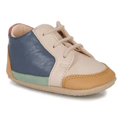 Easy Peasy MY IRUN LACET boys's Children's Shoes (High-top Trainers) in Blue