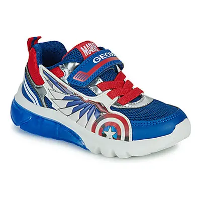 Geox J CIBERDRON BOY boys's Children's Shoes (Trainers) in Blue