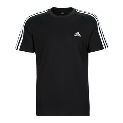 Adidas 3S SJ T men's T shirt in Black