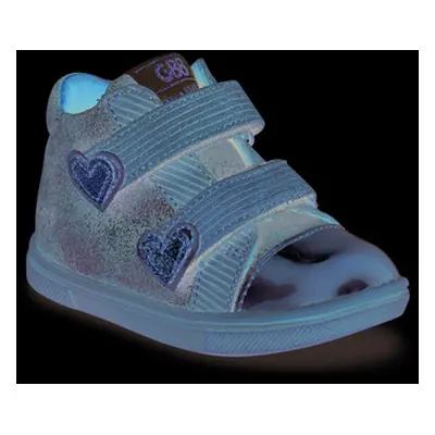 GBB ELMIRE girls's Children's Shoes (High-top Trainers) in Beige