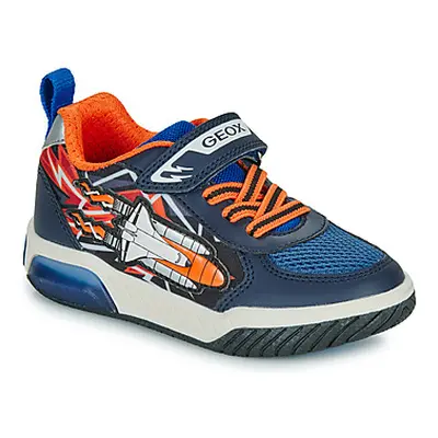 Geox J INEK BOY boys's Children's Shoes (Trainers) in Marine