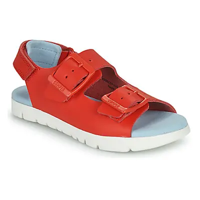 Camper OGAS girls's Children's Sandals in Red