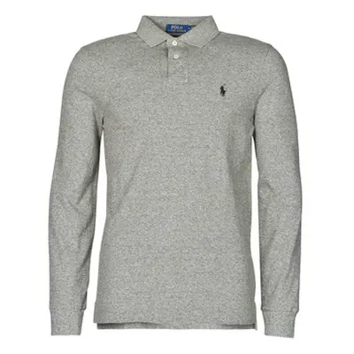 Polo Ralph Lauren POLO AJUSTE DROIT EN COTON BASIC MESH LOGO PONY PLAYER men's Polo shirt in Gre