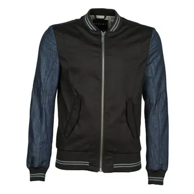 Sisley 2ID2533A9 men's Jacket in Black