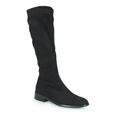 Myma 6160-MY-VELOUR-NOIR women's High Boots in Black